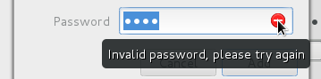 Validate password